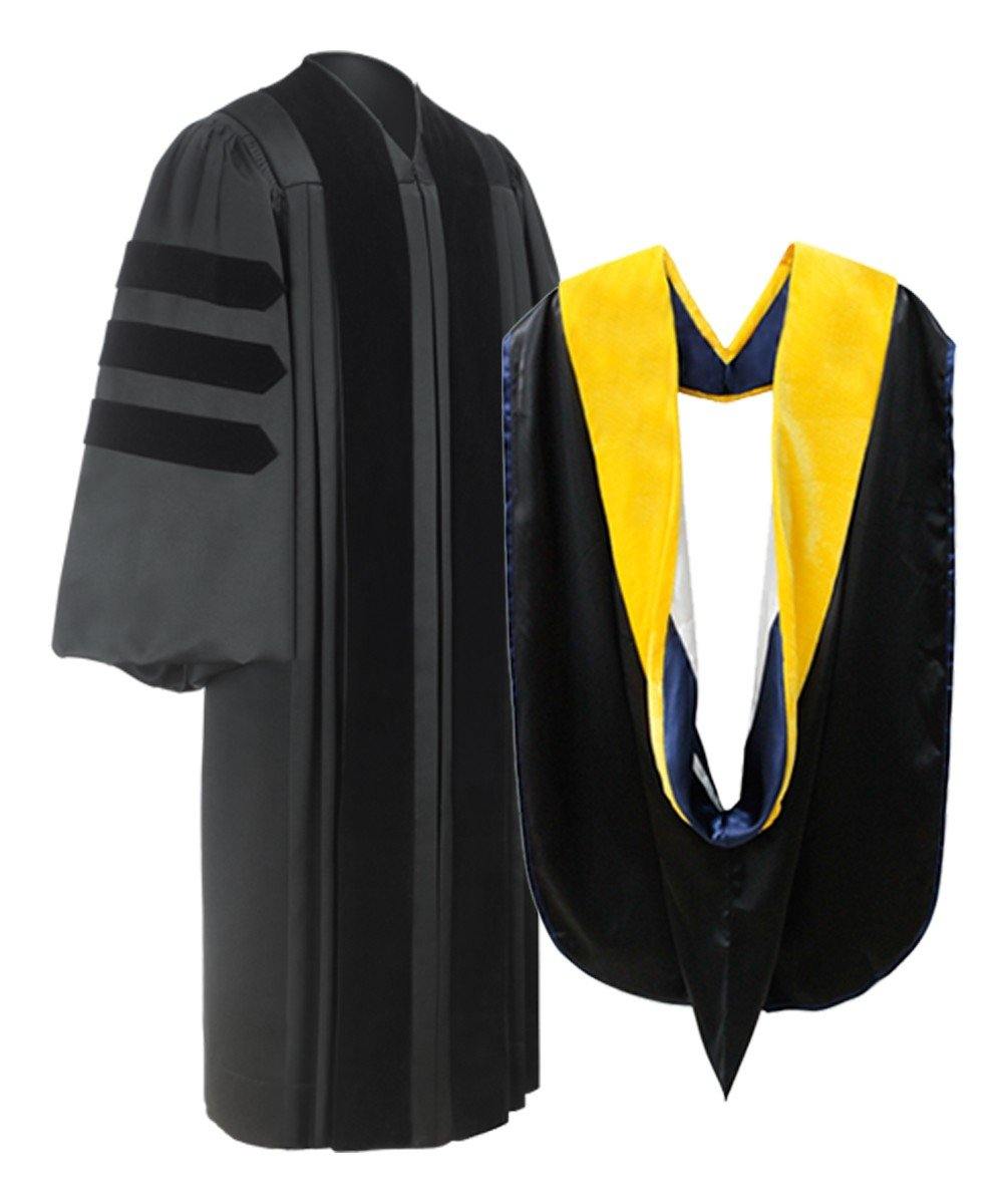 Deluxe Doctoral Academic Gown & Hood Package – Gradshop