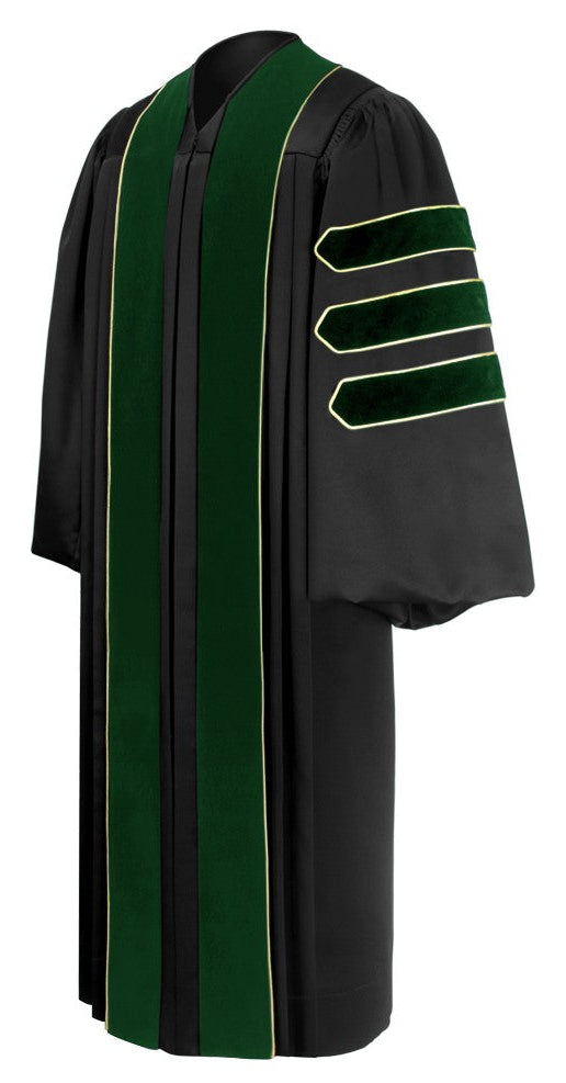 Doctor of Medicine Doctoral Gown - Academic Regalia - Graduation Cap and Gown