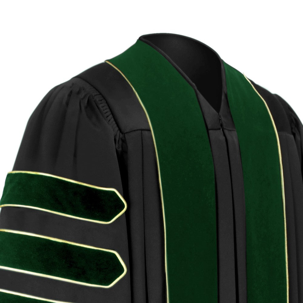 Doctor of Medicine Doctoral Gown - Academic Regalia - Graduation Cap and Gown