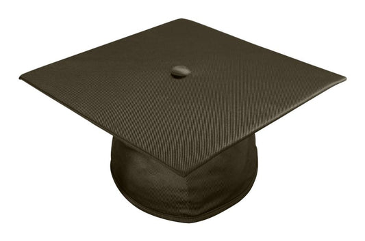 Shiny Brown Bachelors Graduation Cap - College & University - Graduation Cap and Gown
