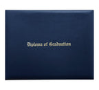 Navy Blue Imprinted Kindergarten/Preschool Diploma Cover