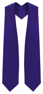 Purple Graduation Stole - Purple College & High School Stoles - Graduation Cap and Gown