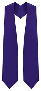 Purple Graduation Stole - Purple College & High School Stoles - Graduation Cap and Gown