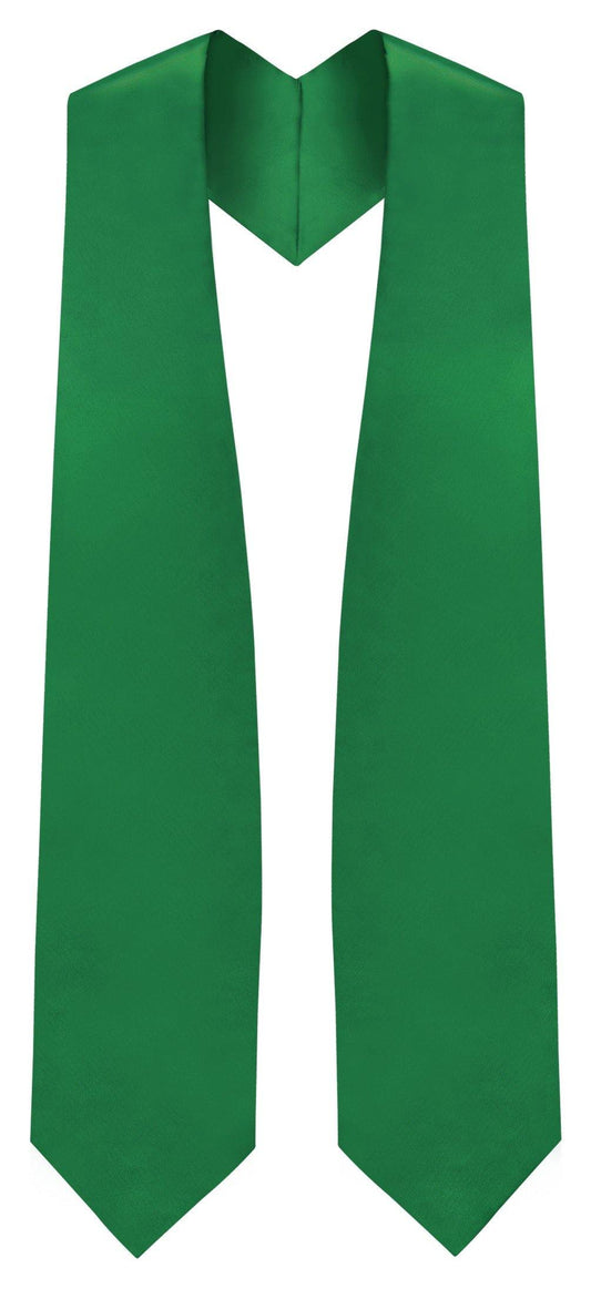 Green Graduation Stole - Green College & High School Stoles - Graduation Cap and Gown