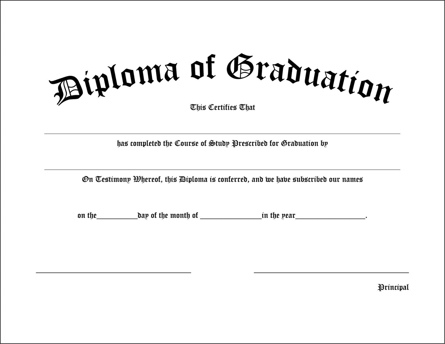 Elementary Diploma