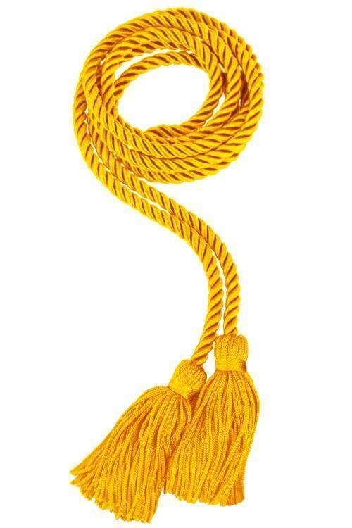Gold College Honor Cord