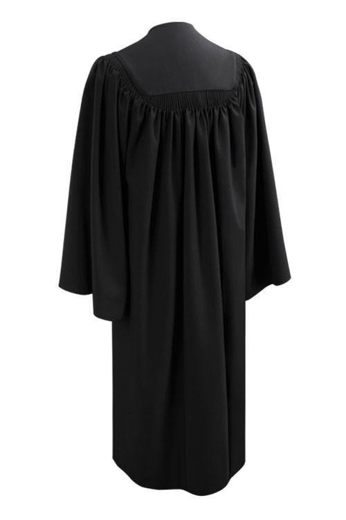 Deluxe Black Bachelors Graduation Gown - Academic Regalia 54XL (5'9" - 5'11") Deluxe Black Bachelors Graduation Gown - Academic Regalia 54XL (5'9" - 5'11")