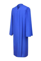 Matte Royal Blue High School Graduation Gown - Graduation Cap and Gown
