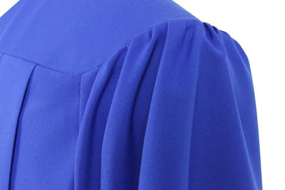 Matte Royal Blue High School Graduation Gown - Graduation Cap and Gown