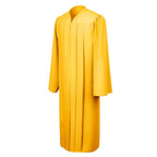 Matte Gold High School Graduation Gown - Graduation Cap and Gown
