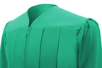 Matte Emerald Green High School Graduation Gown - Graduation Cap and Gown