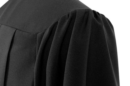 Matte Black High School Graduation Gown - Graduation Cap and Gown