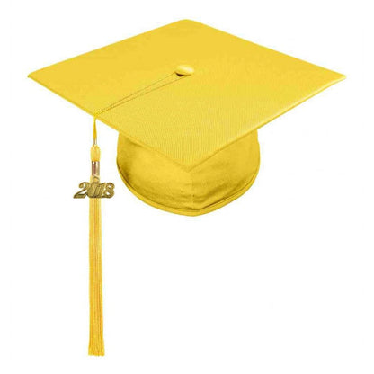Shiny Gold Bachelors Academic Cap & Gown