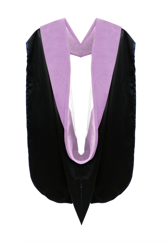 Doctor of Dentistry Hood - Lilac & White