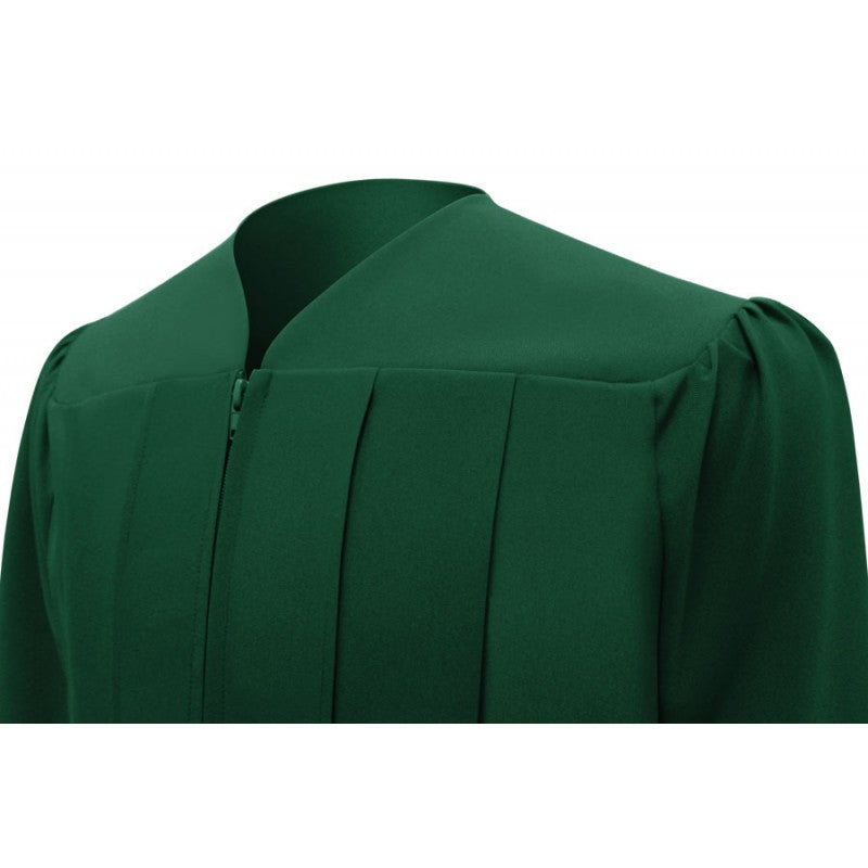 Matte Hunter Bachelors Cap & Gown