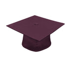 Matte Maroon High School Cap & Gown