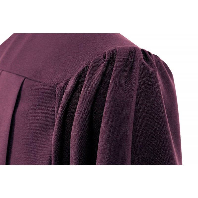 Matte Maroon Bachelors Cap & Gown