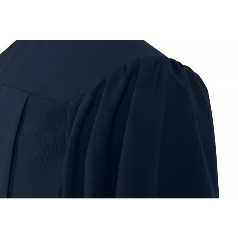 Matte Navy Blue Bachelors Academic Cap & Gown