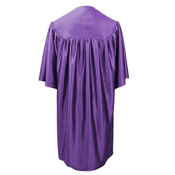 purple graduation dress Child Shiny Purple Graduation Gown - Preschool & Kindergarten Gowns 27 (3'6"