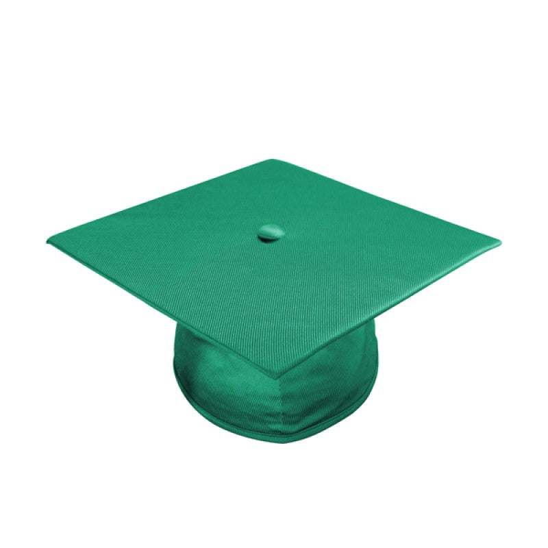 Shiny Emerald Green High School Cap & Gown