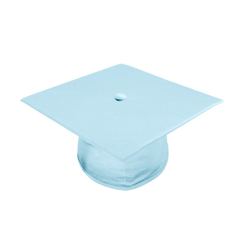 Shiny Light Blue Junior High/Middle School Cap & Gown