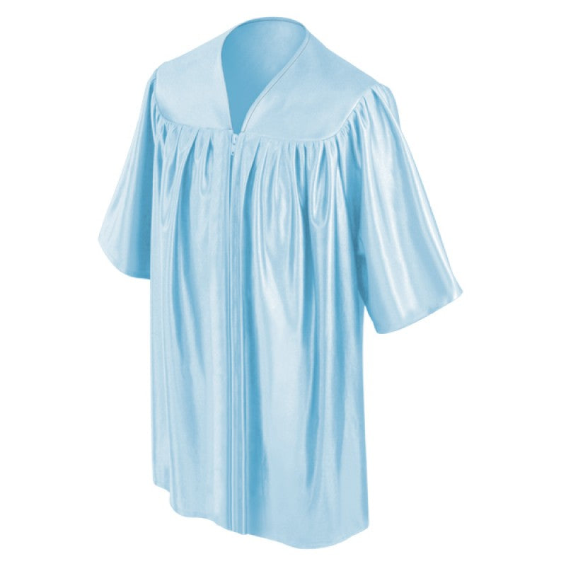 Shiny Light Blue Kindergarten/Preschool Gown