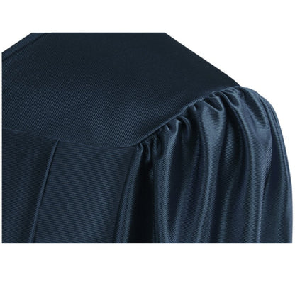 Shiny Navy Blue Junior High/Middle School Cap & Gown