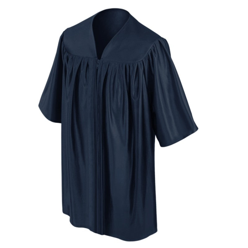Shiny Navy Blue Kindergarten/Preschool Gown