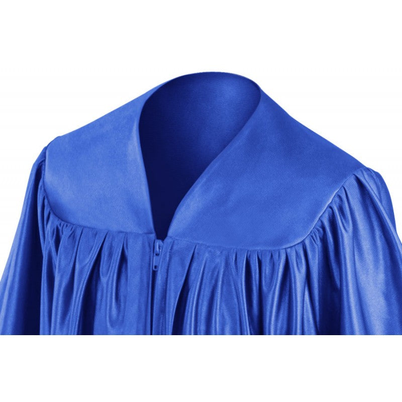 Shiny Royal Blue Kindergarten/Preschool Gown