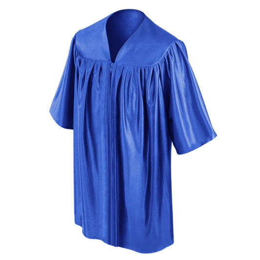 Shiny Royal Blue Kindergarten/Preschool Gown