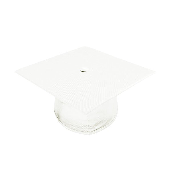 Shiny White Kindergarten/Preschool Cap
