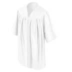 Shiny White Kindergarten/Preschool Gown