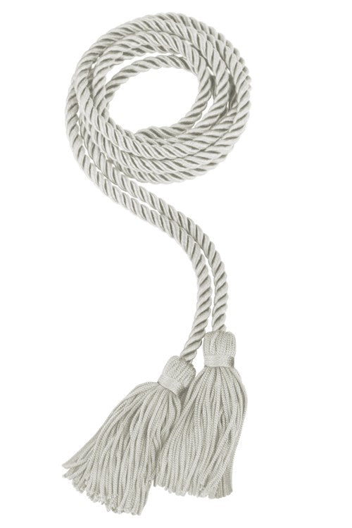 Silver College Honor Cord
