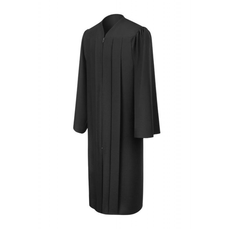 Matte Black Bachelors Cap, Gown & Hood Package