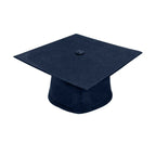 Matte Navy Blue Bachelors Cap & Gown