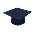 Matte Navy Blue High School Cap & Gown