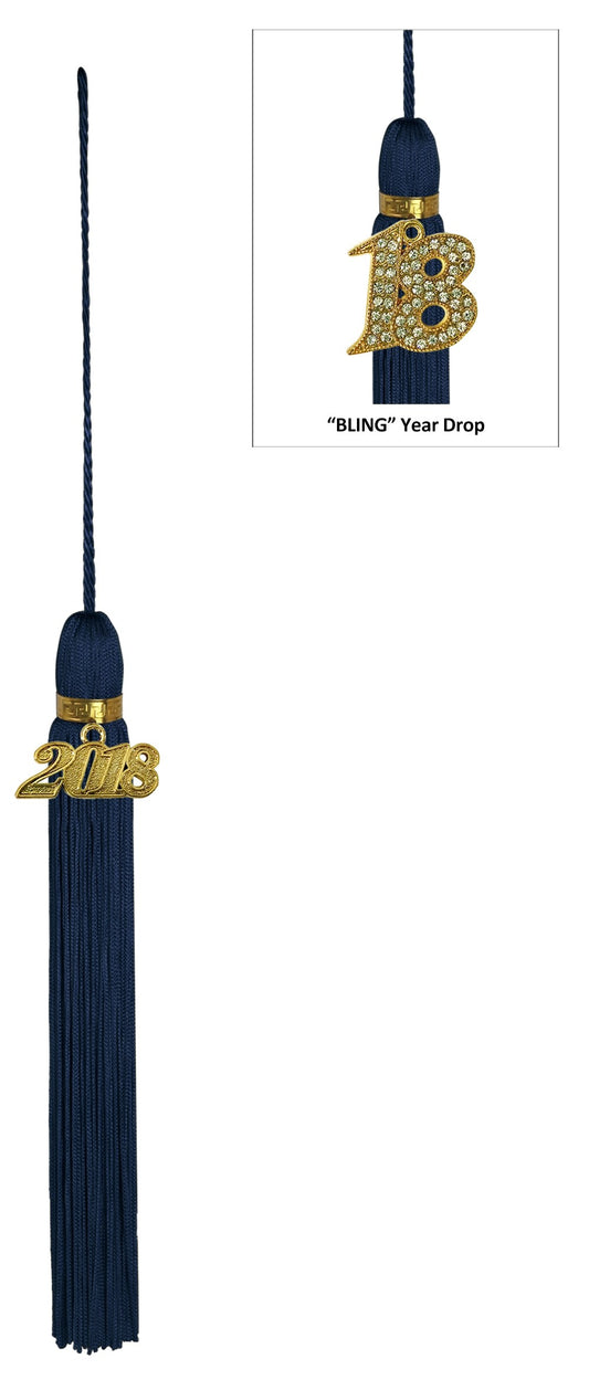 Navy Blue Jumbo Tassel